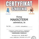 certyfikat szkolenia makroterm
